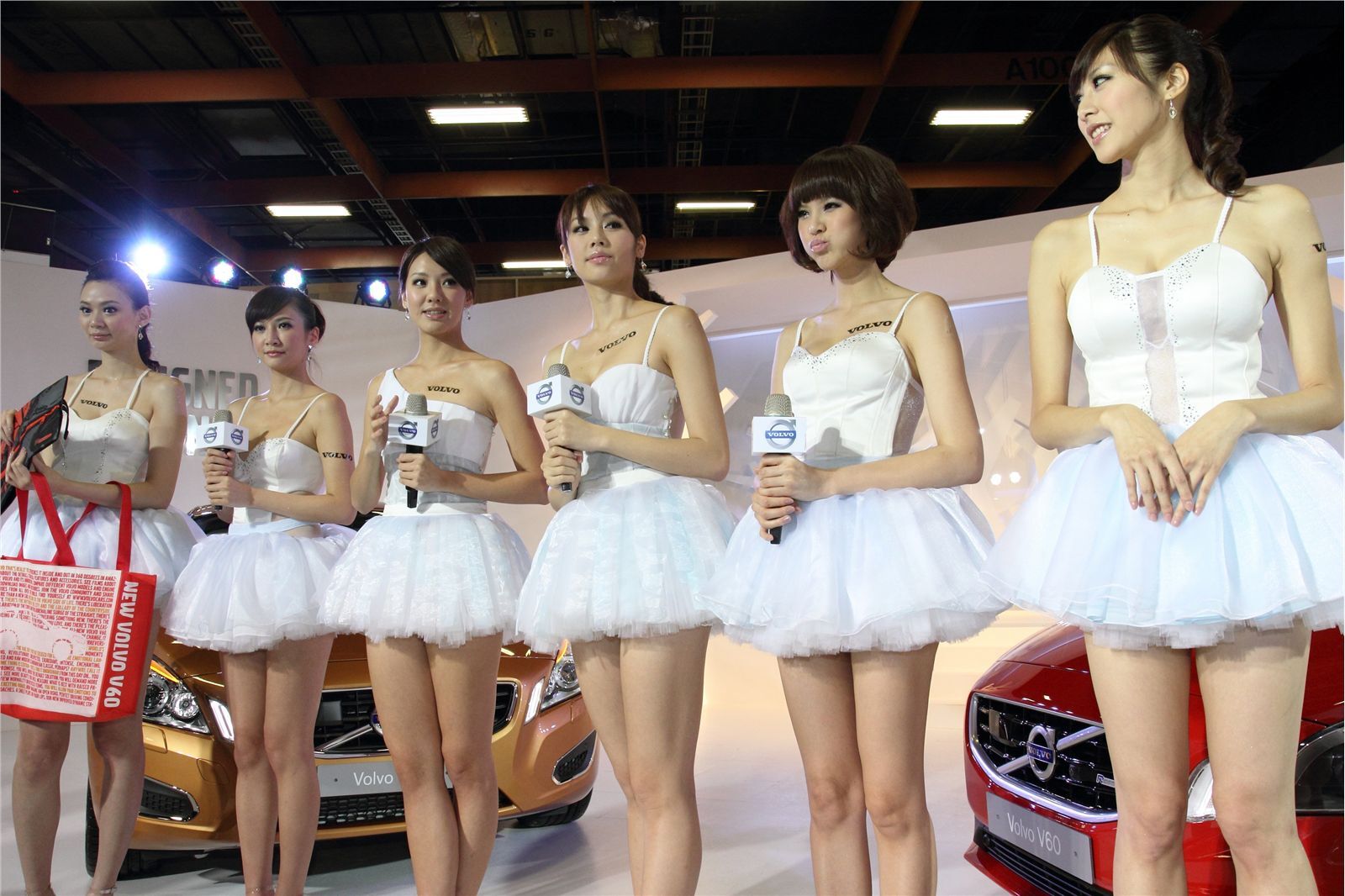 2012 model auto show shows a collection of beautiful women